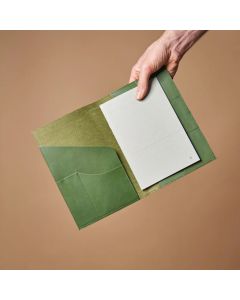 Paper Republic Le Portfolio A5 Botany Green