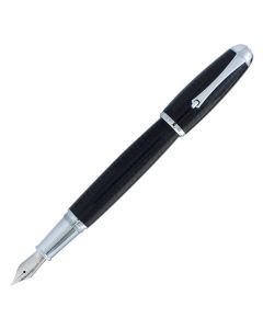 Pluma Estilográfica Monteverde Super Mega Carbono Cromo