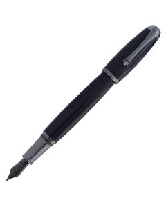 Pluma Estilográfica Monteverde Super Mega Carbon Gunmetal