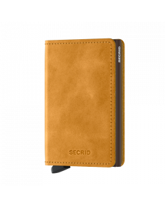 Secrid Slimwallet de piel Vintage ocre