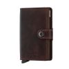 Secrid Miniwallet Cuir Chocolat Vintage