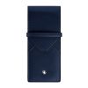 Montblanc Étui Meisterstuck pour stylos , encre bleue, pour 3 pièces