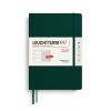 Agenda Leuchtturm1917 2027 : planificateur hebdomadaire avec notes, format Medium A5, couleur Forest Green