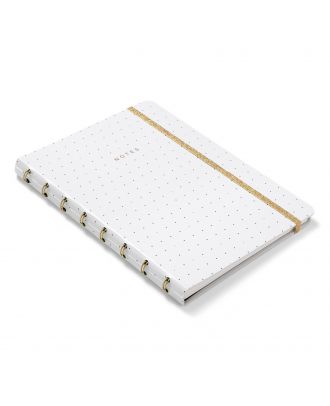 Filofax Notebook Moonlight , format A5, blanc