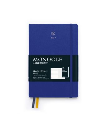 MONOCLE by Leuchtturm1917 Agenda 2027 Agenda hebdomadaire + Notes Bleu cobalt