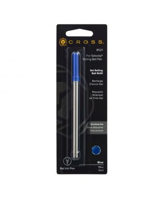 Recharge roller Cross bleu moyen