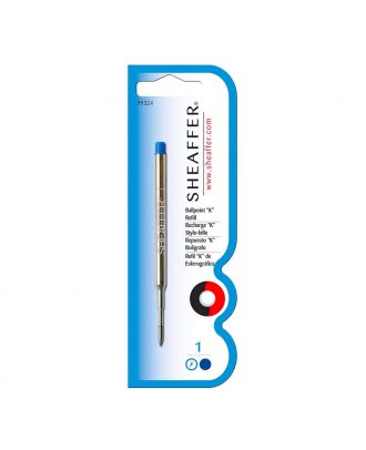 Sheaffer Recharge pour stylo à bille "K" bleu fin