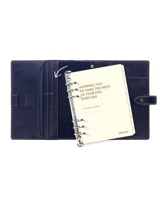 Malden Filofax A5 bleu marine