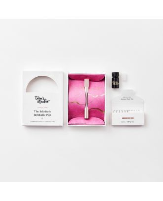 Tom's Studio Lumos Mini Stylo Pinceau & Fineliner Rechargeable Blush