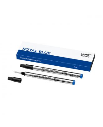 Montblanc Rollerball LeGrand Recharge Fine Bleu (2 pièces)
