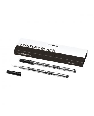 Montblanc Recharge Rollerball Medium Noir (2 pièces)
