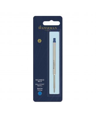 Waterman Stylo à bille Recharge Fine Bleu