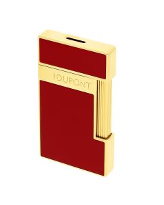 S.T. Dupont Slimmy laque bourgogne et briquet or