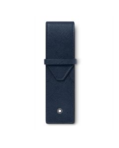 Montblanc Sartorial Étui à Stylos 2 Stylos Encre Bleu