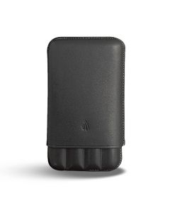 Étui rigide en cuir Recife Riviera noir pour stylos , pour 4 stylos stylos