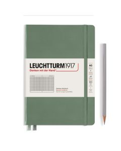 Leuchtturm1917 Carnet Medium Smooth Colors Olive Quadrillé