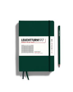 Leuchtturm1917 Carnet de notes Medium Natural Colors Forest Green Checkered