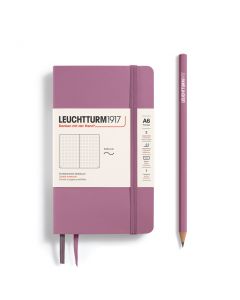 Leuchtturm1917 Carnet « Pocket » à couverture souple « Dusty Rose » à points