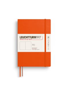 Leuchtturm1917 Carnet de notes à couverture souple moyenne Pumpkin Blanco