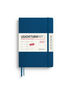 Leuchtturm1917 Agenda 2027 Planificateur hebdomadaire moyen format A5 Indigo
