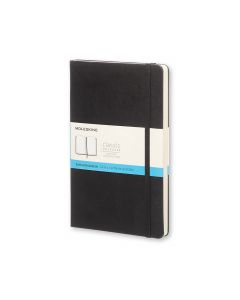 Moleskine Classic Grand carnet Noir, couverture souple, pages pointillées