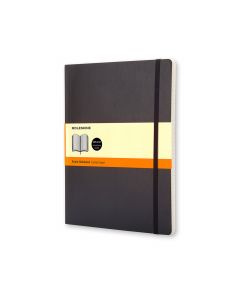 Moleskine Classic Carnet extra large noir à couverture souple, ligné