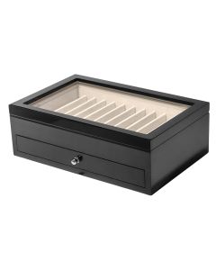 Elroth Coffret de collectionneur pour 24 Stylos , noir piano