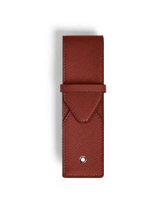 Étui à stylos Montblanc Envelope pour 2 stylos, chêne rouge