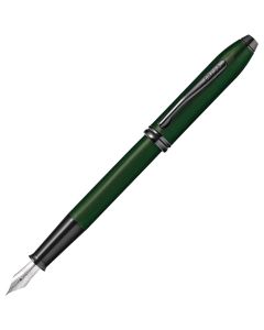 Cross Townsend Taille Vert PVD Stylo Plume Micro-Knurl