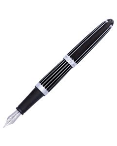 Diplomat Aero Stylo plume Stripes Noir