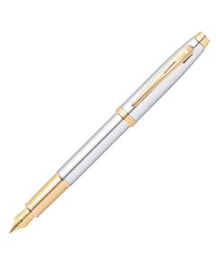 Sheaffer 100 Stylo plume avec finitions chromées et dorées