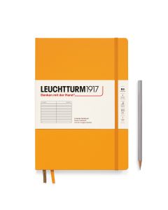 Leuchtturm1917 Carnet Composition B5 à couverture rigide, format « Rising Sun » ligné
