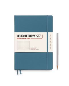 Leuchtturm1917 Carnet de notes Composition B5 Couverture rigide Pierre bleue pointillée