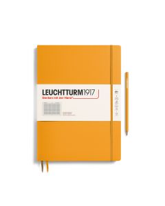 Leuchtturm1917 Carnet de notes Master Slim A4+ Soleil levant à carreaux