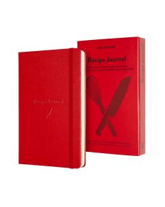 Moleskine - Grand livre de recettes - Couverture rigide rouge