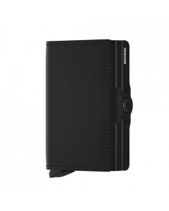Secrid Twinwallet en cuir noir mat