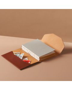 Paper Republic Le Trifold A5 Cognac