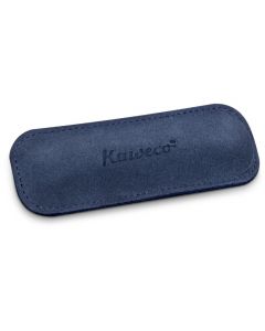 Kaweco Velour Étui à stylos en cuir pour 2 stylos Marine