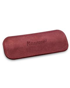 Kaweco Étui en cuir velours pour 2 stylos Bourgogne