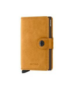 Secrid Miniwallet Cuir Vintage Ocre