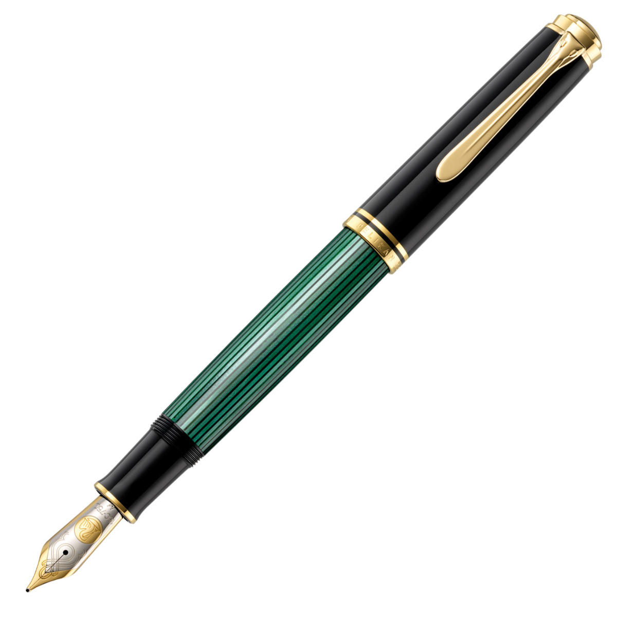 Pelikan Souverän M1000 Black Green Fountain Pen | Penworld » More