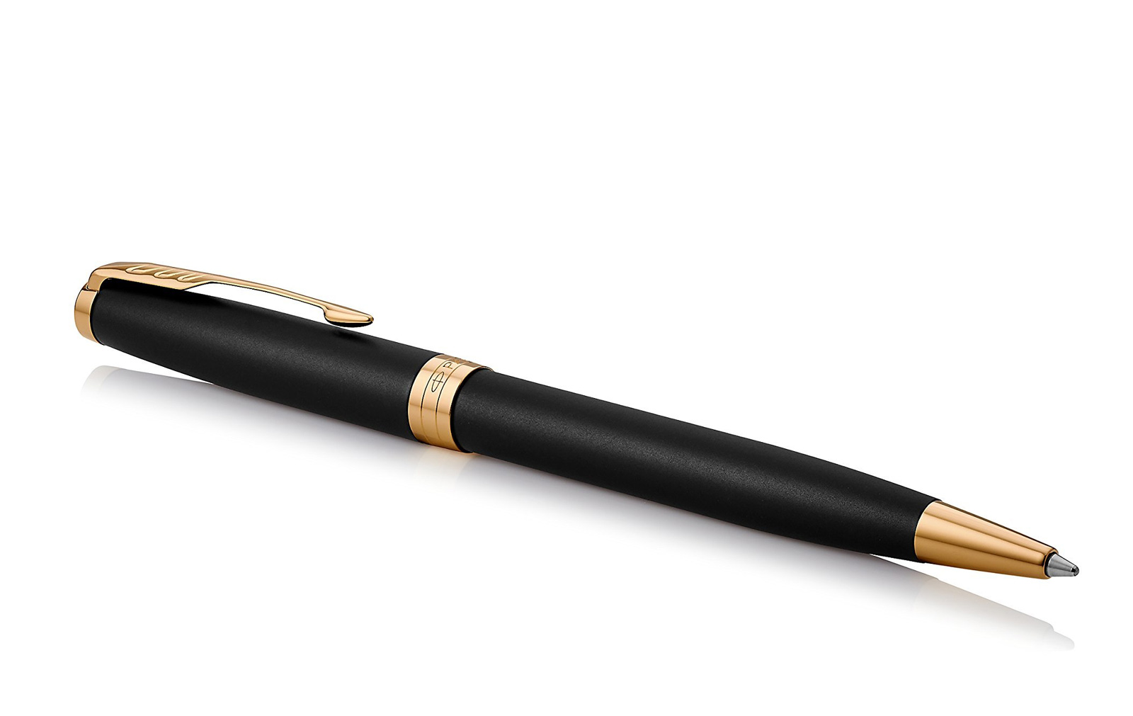Parker Sonnet Matt Black GT Ballpoint Pen | Penworld » More than