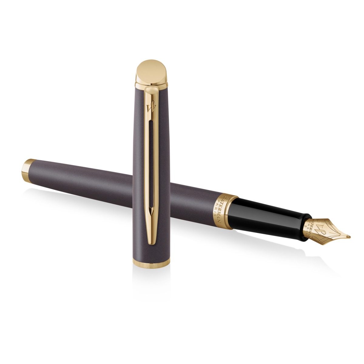 Waterman Hémisphère The Understated Edit Lava Black Fountain Pen