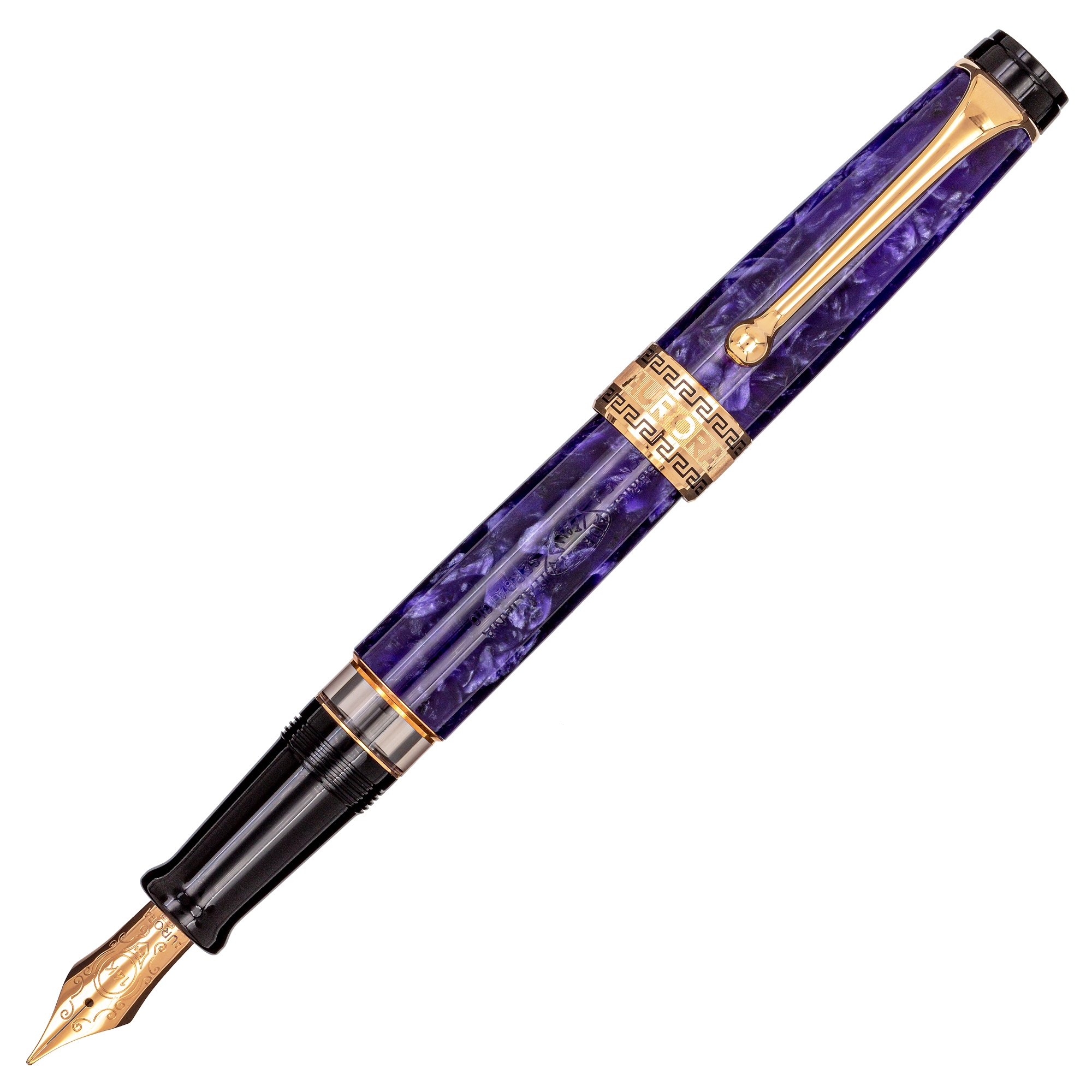 Aurora Optima Auroloide Purple Fountain Pen | Penworld » More than