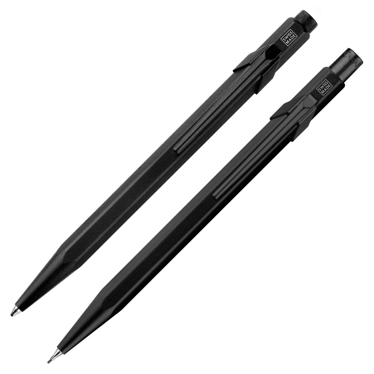 Caran d'Ache 849 Black Code Ballpoint Pen and Mechanical Pen Set