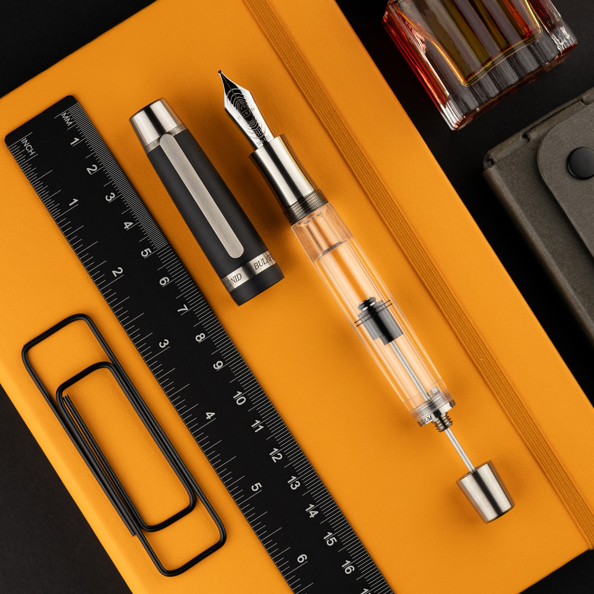Conid Kingsize Demonstrator Bulkfiller Titanium Delrin Cap