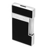 S.T. Dupont Slimmy Black Lacquer and Chrome Lighter
