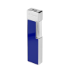 S.T. Dupont Twiggy Blue Lacquer and Chrome Lighter