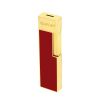 S.T. Dupont Twiggy Burgundy Lacquer and Gold Lighter