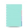 Filofax Notebook Refill Pocket Pastel Tabs